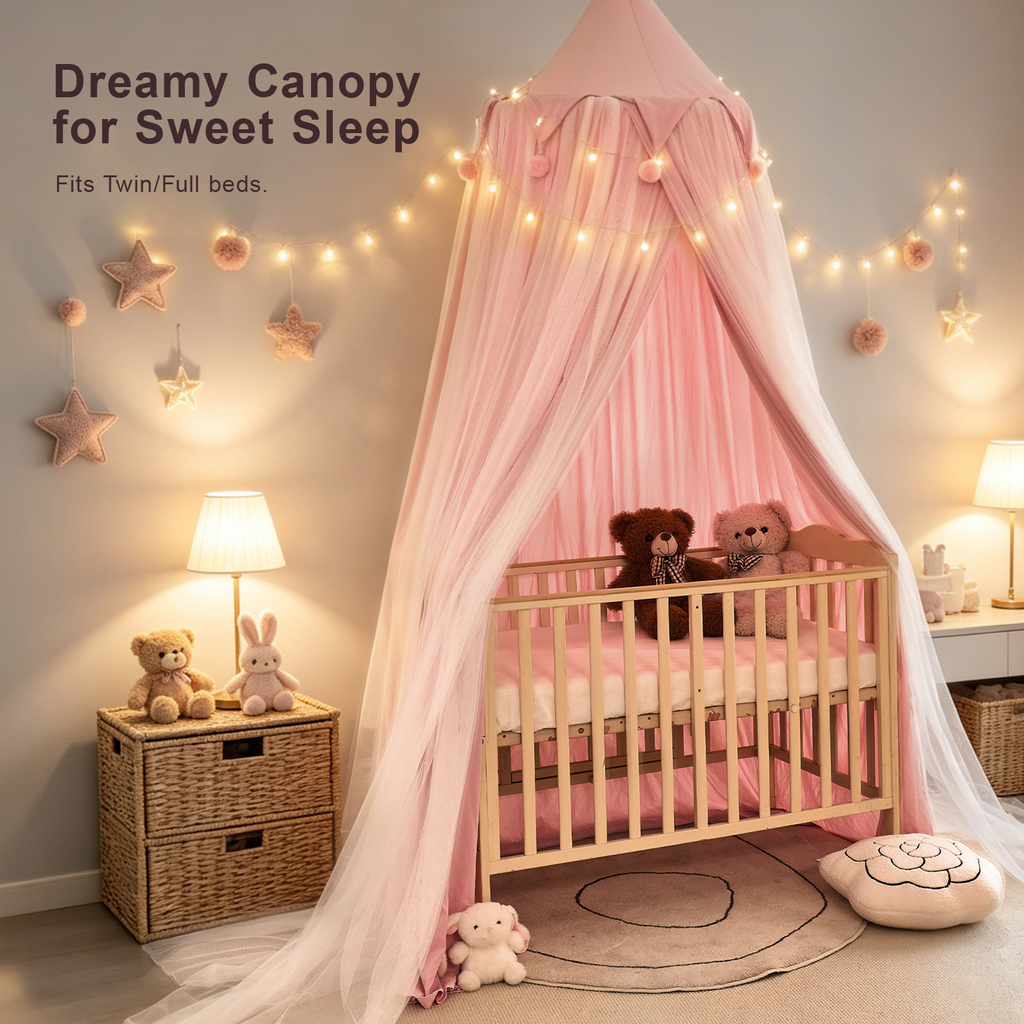 Twyvoka Bed Canopy for Girls
